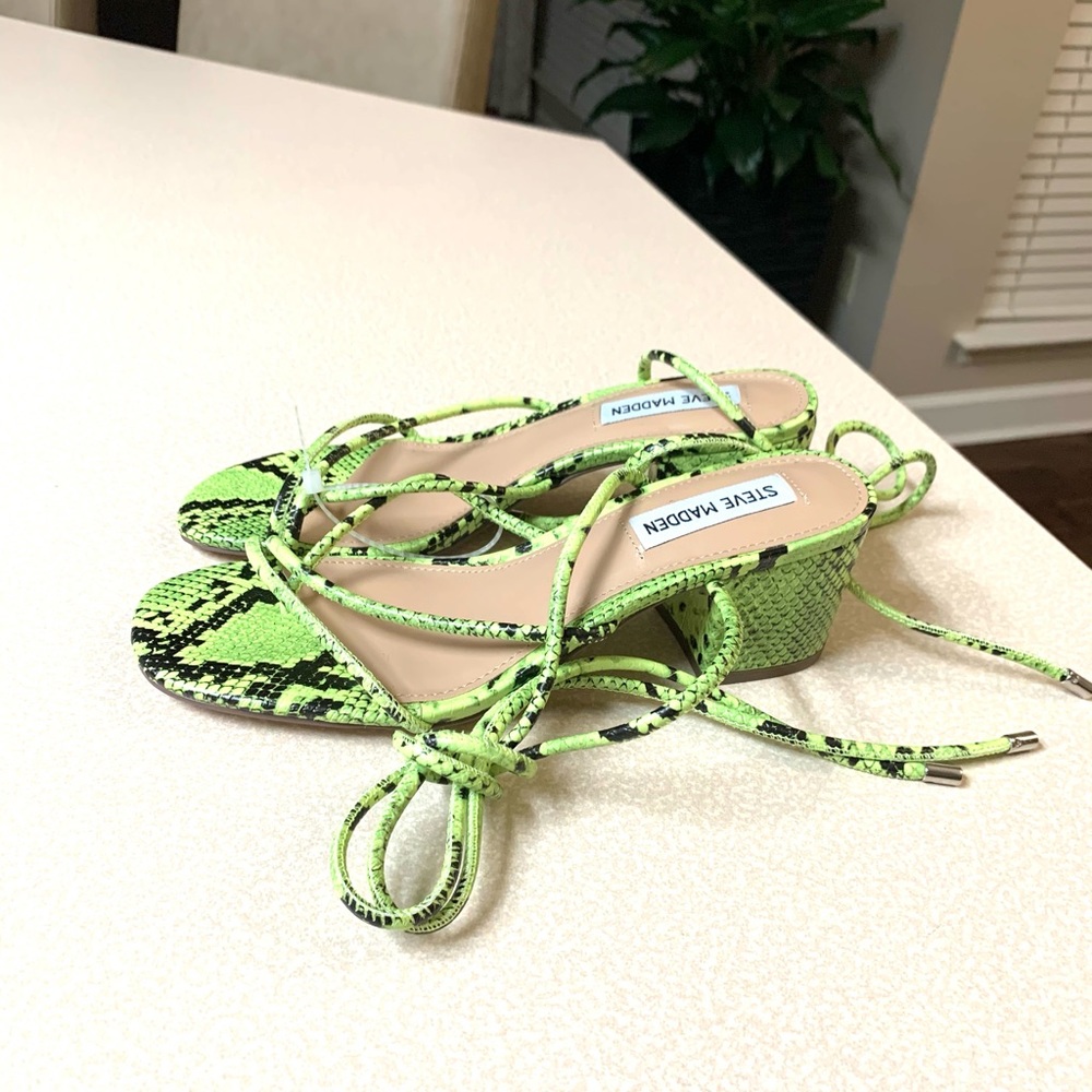 NWT Steve Madden Impressed Lace Up Sandal - Picture 4 of 12